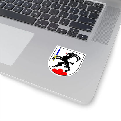 Bergün Bravuogn wappen (Switzerland) (Coat of Arms) STICKER Vinyl Kiss-Cut Decal - The Sticker Space