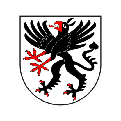 Bergün Kreis wappen (Switzerland) (Coat of Arms) STICKER Vinyl Kiss-Cut Decal 2 Inch White - The Sticker Space