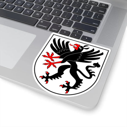 Bergün Kreis wappen (Switzerland) (Coat of Arms) STICKER Vinyl Kiss-Cut Decal - The Sticker Space