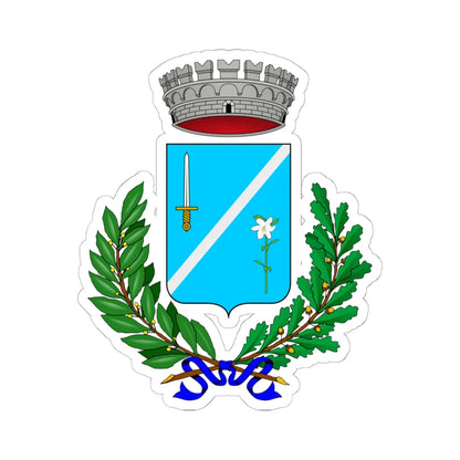 Bergolo-Stemma (Italy) (Coat of Arms) STICKER Vinyl Kiss-Cut Decal 6 Inch White - The Sticker Space