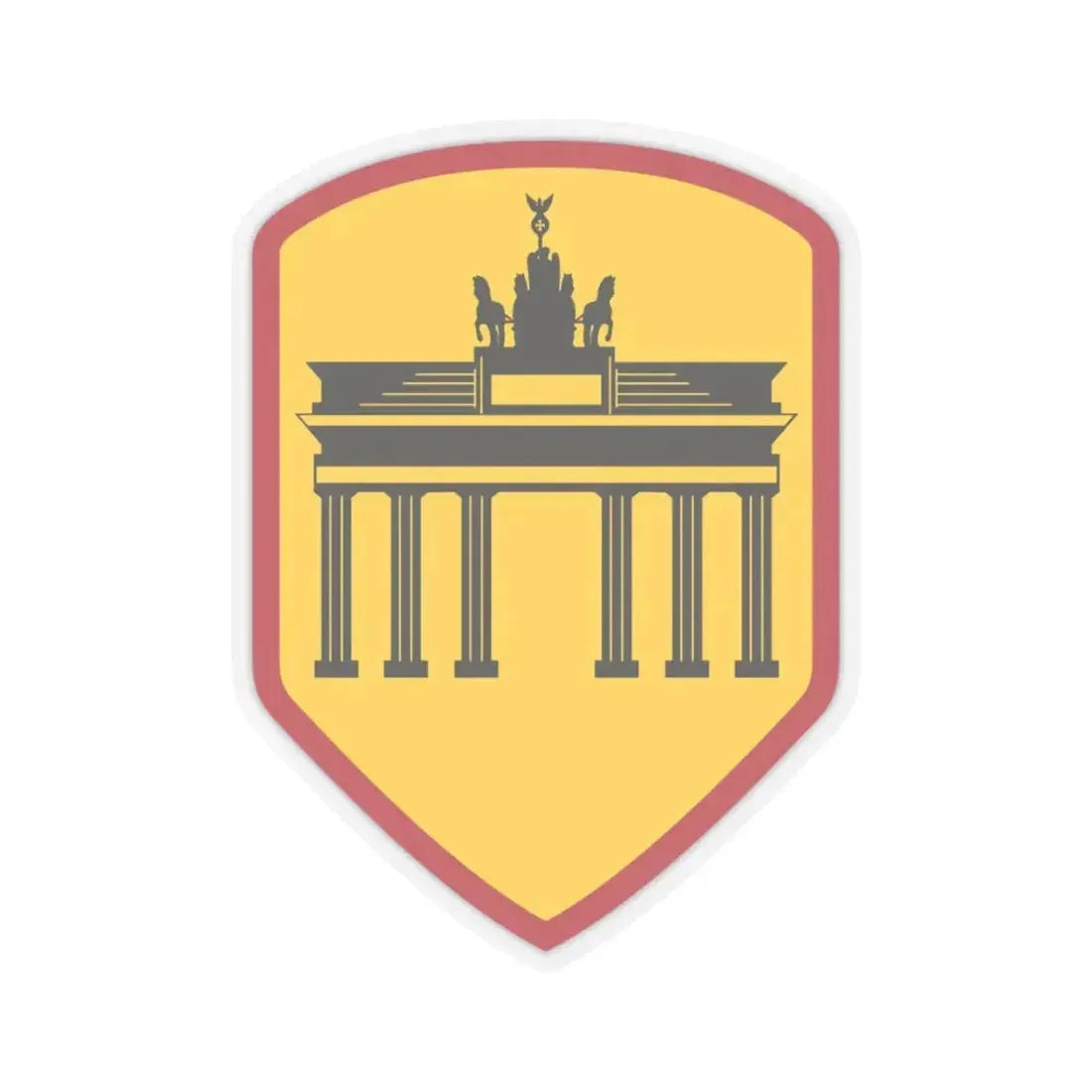 Berlin Command (U.S. Army) STICKER Vinyl Kiss-Cut Decal 3 Inch Transparent - The Sticker Space