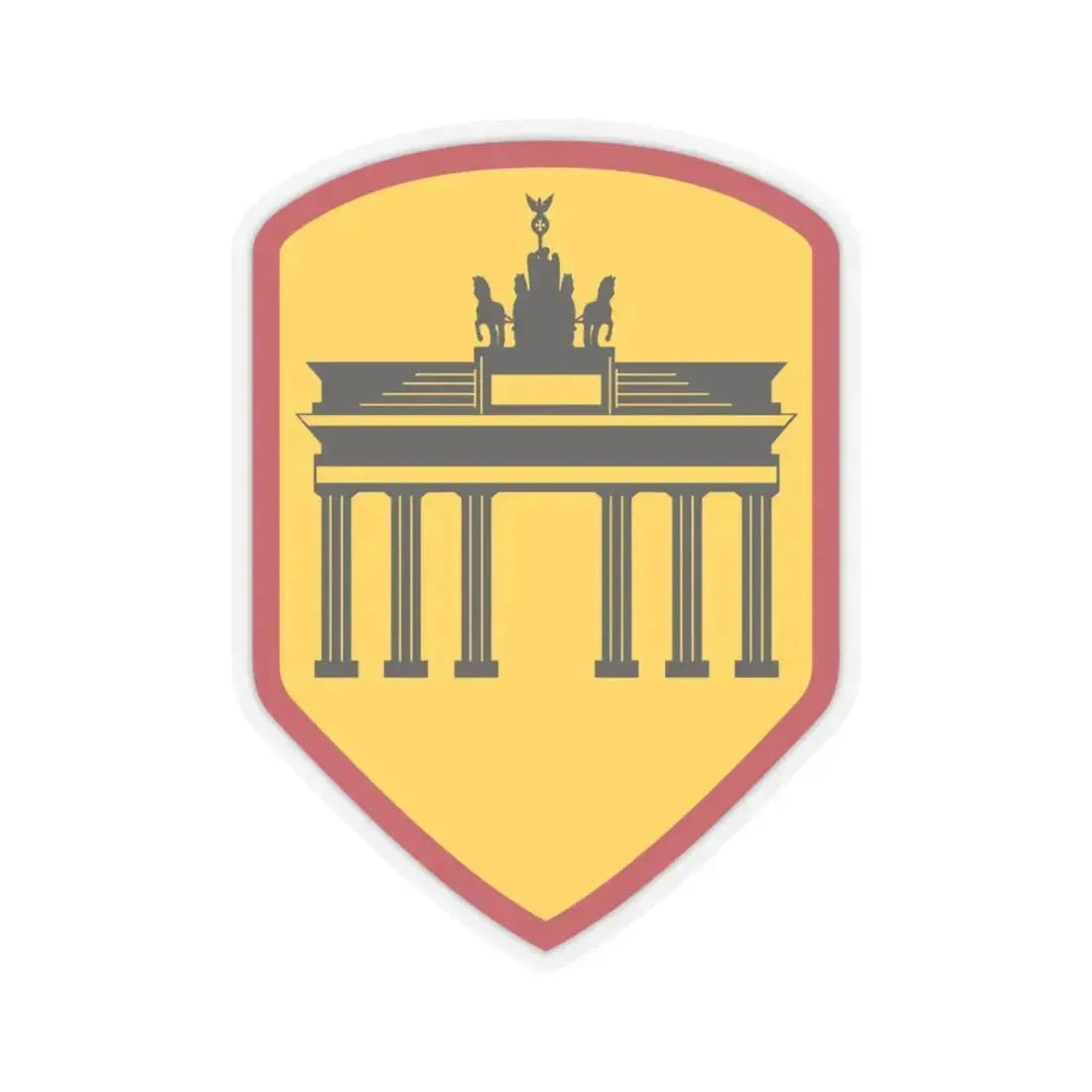 Berlin Command (U.S. Army) STICKER Vinyl Kiss-Cut Decal 4 Inch Transparent - The Sticker Space