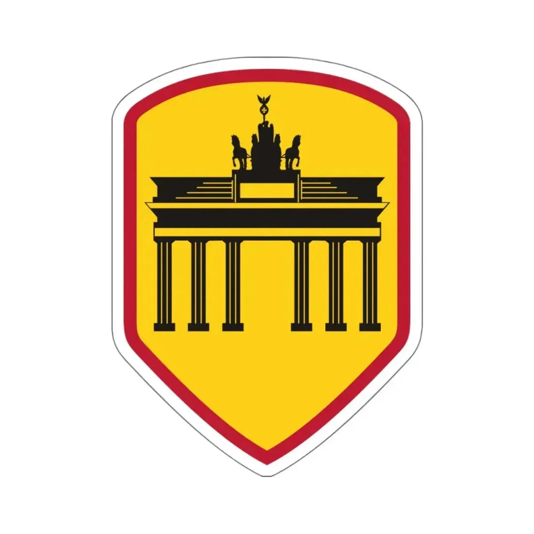 Berlin Command (U.S. Army) STICKER Vinyl Kiss-Cut Decal 4 Inch White - The Sticker Space