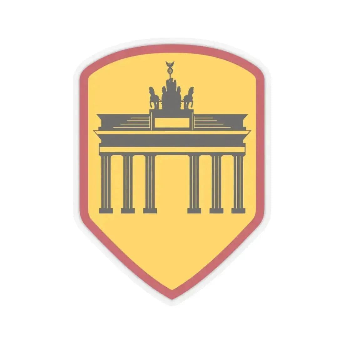 Berlin Command (U.S. Army) STICKER Vinyl Kiss-Cut Decal 6 Inch Transparent - The Sticker Space