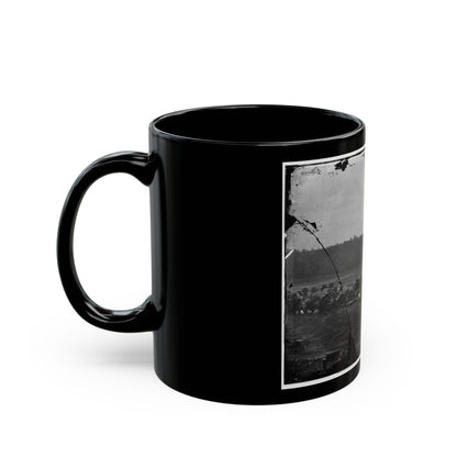 Berlin (Now Brunswick), Md. Pontoon Bridge And Ruins Of The Stone Bridge (U.S. Civil War) Black Coffee Mug