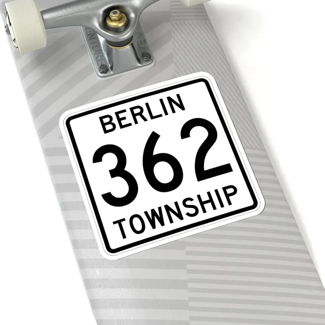 Berlin Township Route 362 Holmes County Ohio (Ohio) (Road Sign) STICKER Vinyl Kiss-Cut Decal - The Sticker Space