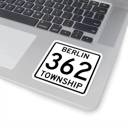 Berlin Township Route 362 Holmes County Ohio (Ohio) (Road Sign) STICKER Vinyl Kiss-Cut Decal - The Sticker Space