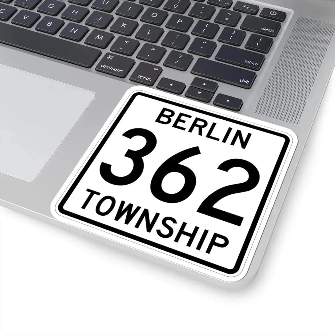 Berlin Township Route 362 Holmes County Ohio (Ohio) (Road Sign) STICKER Vinyl Kiss-Cut Decal - The Sticker Space