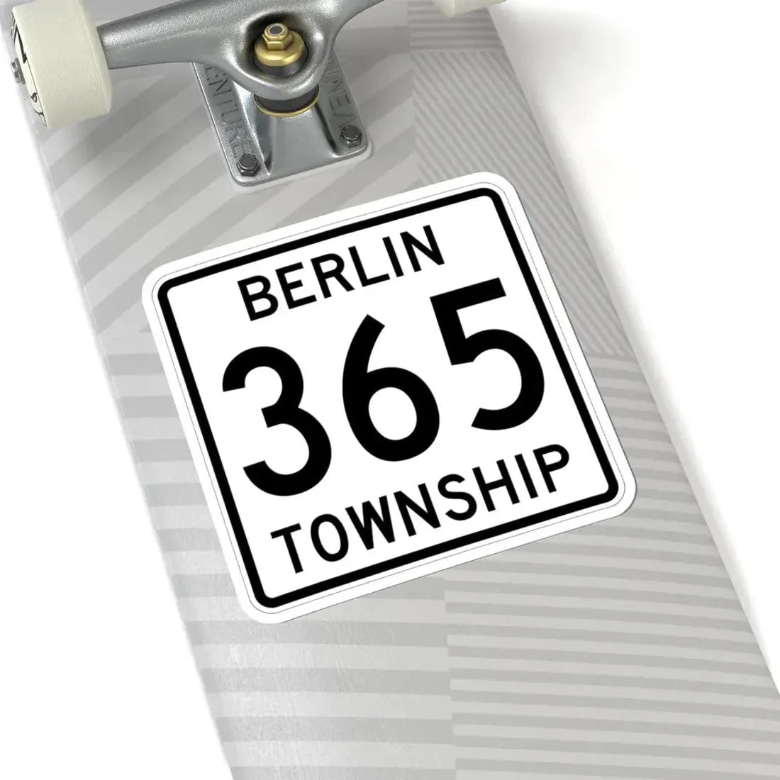Berlin Township Route 365 Holmes County Ohio (Ohio) (Road Sign) STICKER Vinyl Kiss-Cut Decal - The Sticker Space
