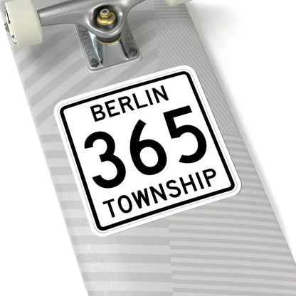 Berlin Township Route 365 Holmes County Ohio (Ohio) (Road Sign) STICKER Vinyl Kiss-Cut Decal - The Sticker Space