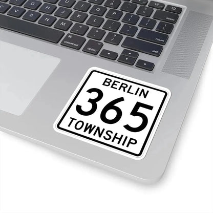 Berlin Township Route 365 Holmes County Ohio (Ohio) (Road Sign) STICKER Vinyl Kiss-Cut Decal - The Sticker Space
