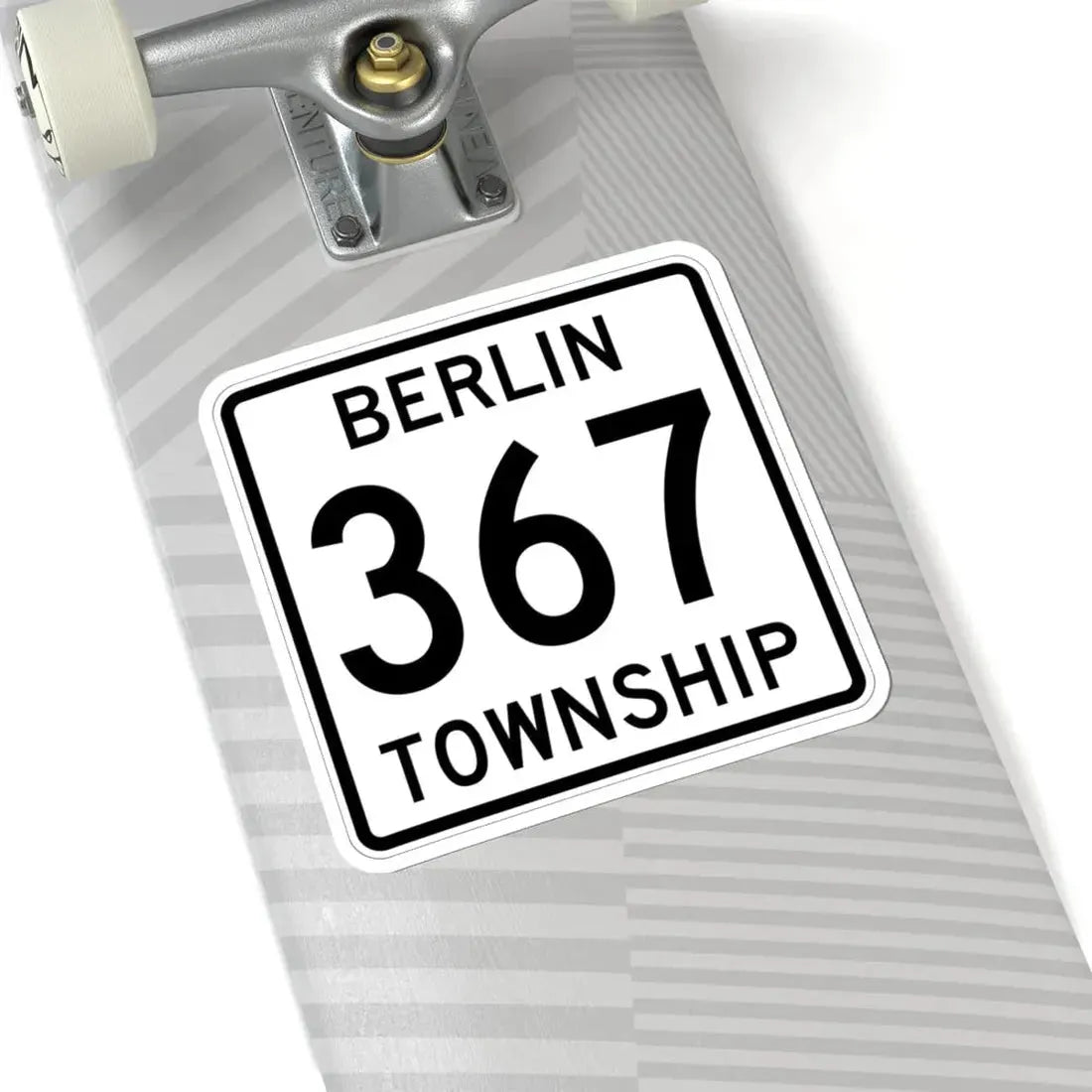 Berlin Township Route 367 Holmes County Ohio (Ohio) (Road Sign) STICKER Vinyl Kiss-Cut Decal - The Sticker Space