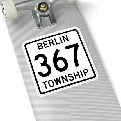 Berlin Township Route 367 Holmes County Ohio (Ohio) (Road Sign) STICKER Vinyl Kiss-Cut Decal - The Sticker Space