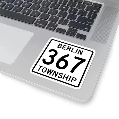 Berlin Township Route 367 Holmes County Ohio (Ohio) (Road Sign) STICKER Vinyl Kiss-Cut Decal - The Sticker Space