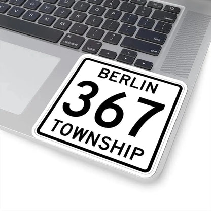 Berlin Township Route 367 Holmes County Ohio (Ohio) (Road Sign) STICKER Vinyl Kiss-Cut Decal - The Sticker Space