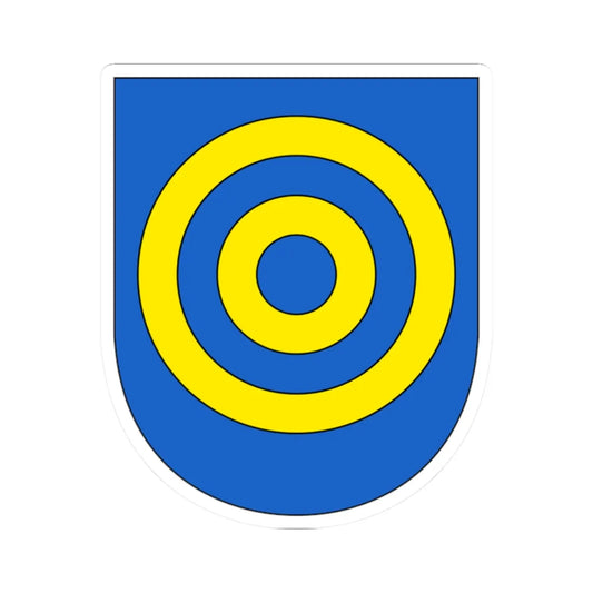 Berlingen Wappen (Switzerland) (Coat of Arms) STICKER Vinyl Kiss-Cut Decal 2 Inch White - The Sticker Space