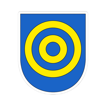 Berlingen Wappen (Switzerland) (Coat of Arms) STICKER Vinyl Kiss-Cut Decal 4 Inch White - The Sticker Space