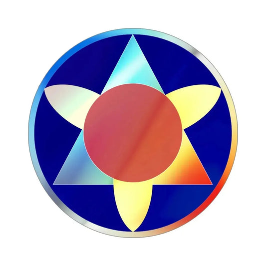 Bermuda Base Command (U.S. Army) Holographic STICKER Die-Cut Vinyl Decal 6 Inch Holographic - The Sticker Space