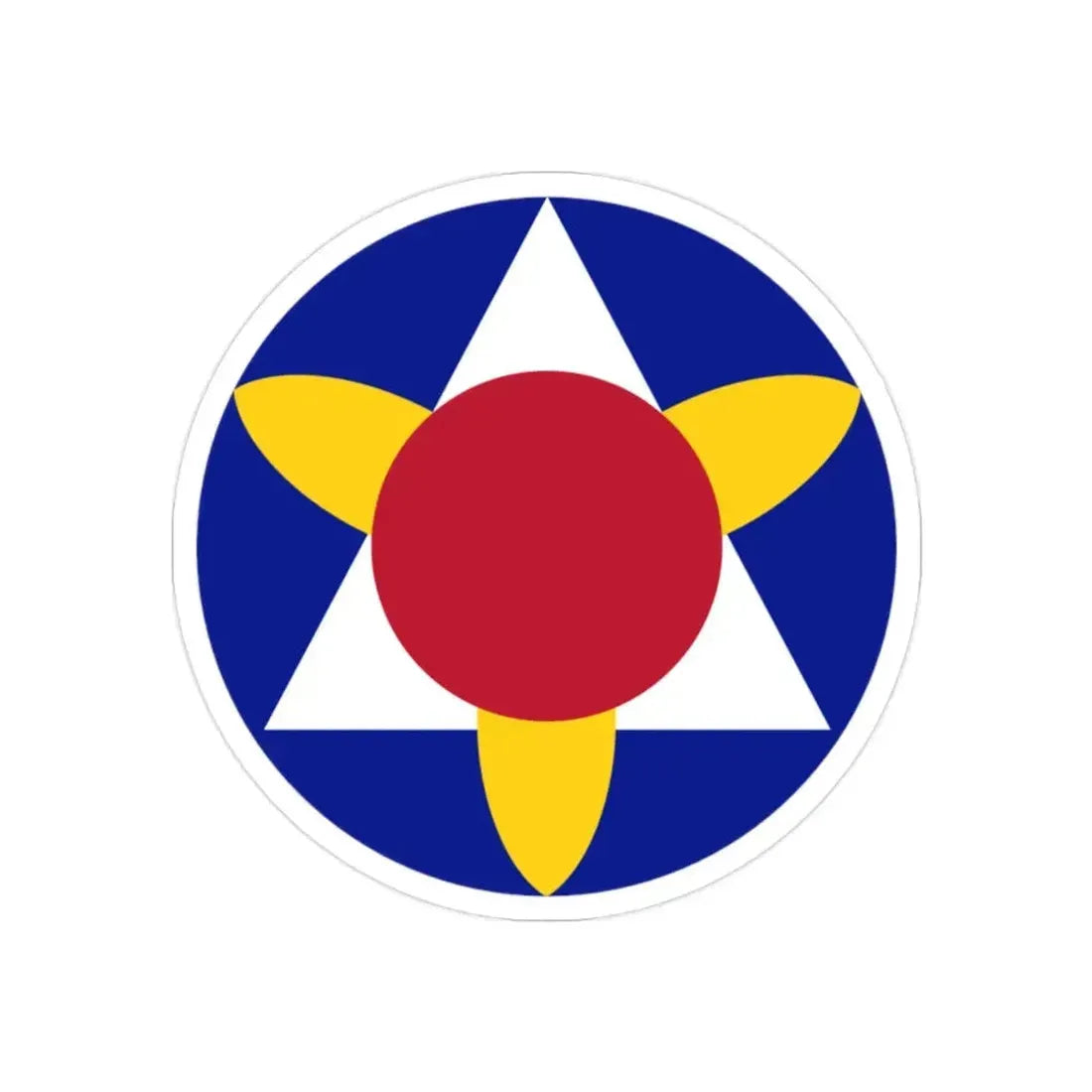 Bermuda Base Command (U.S. Army) REVERSE PRINT Transparent Die-Cut STICKER 2 Inch Die-Cut Transparent - The Sticker Space