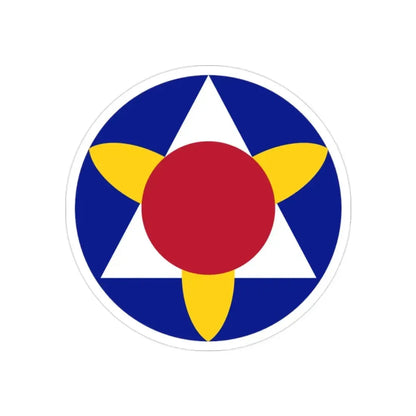 Bermuda Base Command (U.S. Army) REVERSE PRINT Transparent Die-Cut STICKER 2 Inch Die-Cut Transparent - The Sticker Space