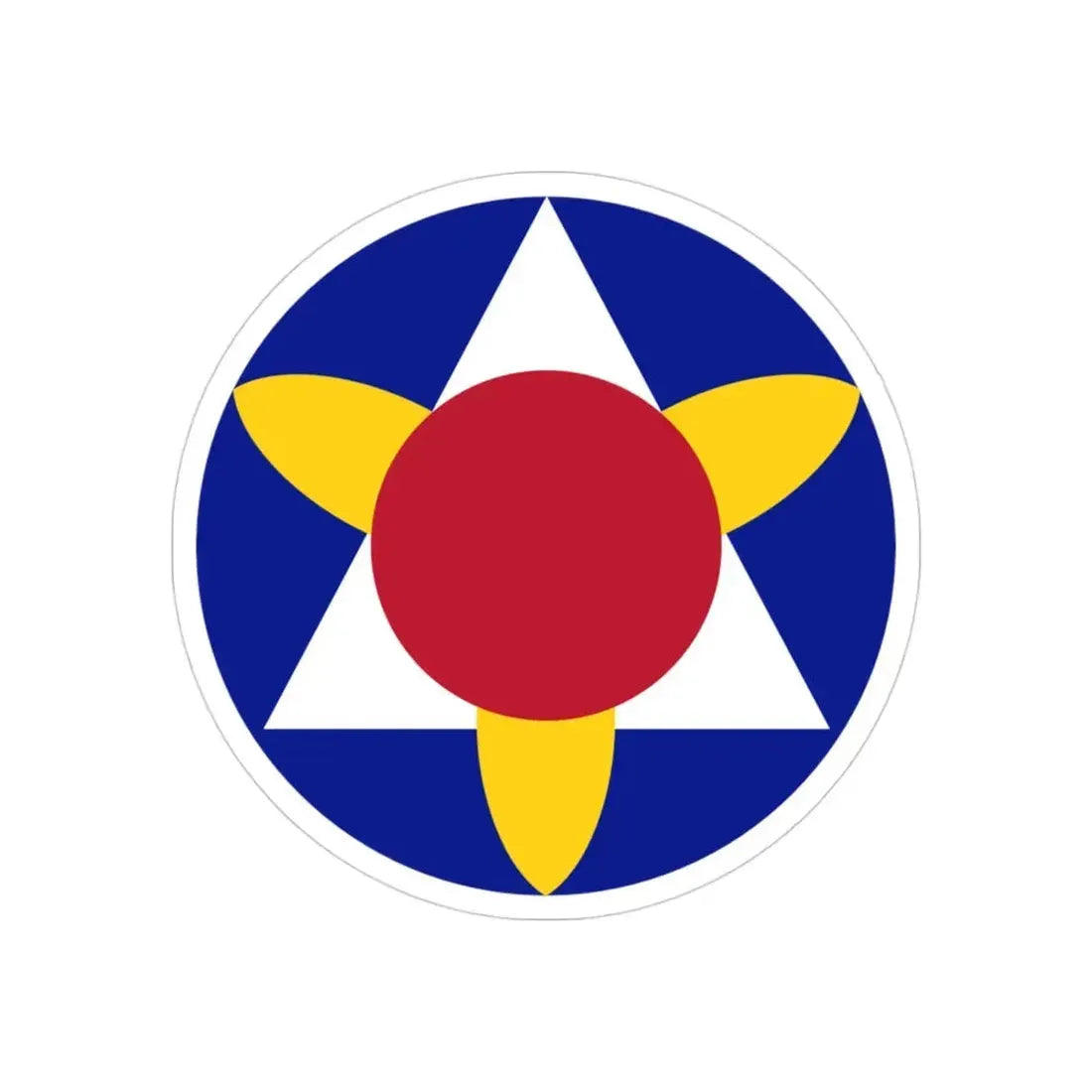 Bermuda Base Command (U.S. Army) REVERSE PRINT Transparent Die-Cut STICKER 3 Inch Die-Cut Transparent - The Sticker Space