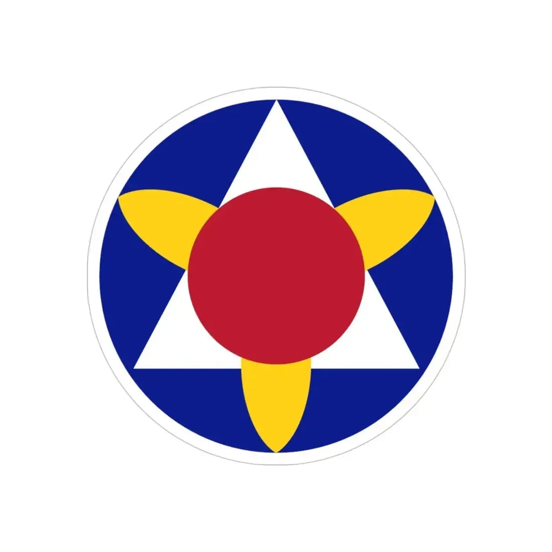 Bermuda Base Command (U.S. Army) REVERSE PRINT Transparent Die-Cut STICKER 4 Inch Die-Cut Transparent - The Sticker Space