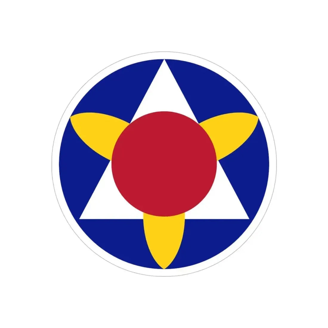 Bermuda Base Command (U.S. Army) REVERSE PRINT Transparent Die-Cut STICKER 5 Inch Die-Cut Transparent - The Sticker Space