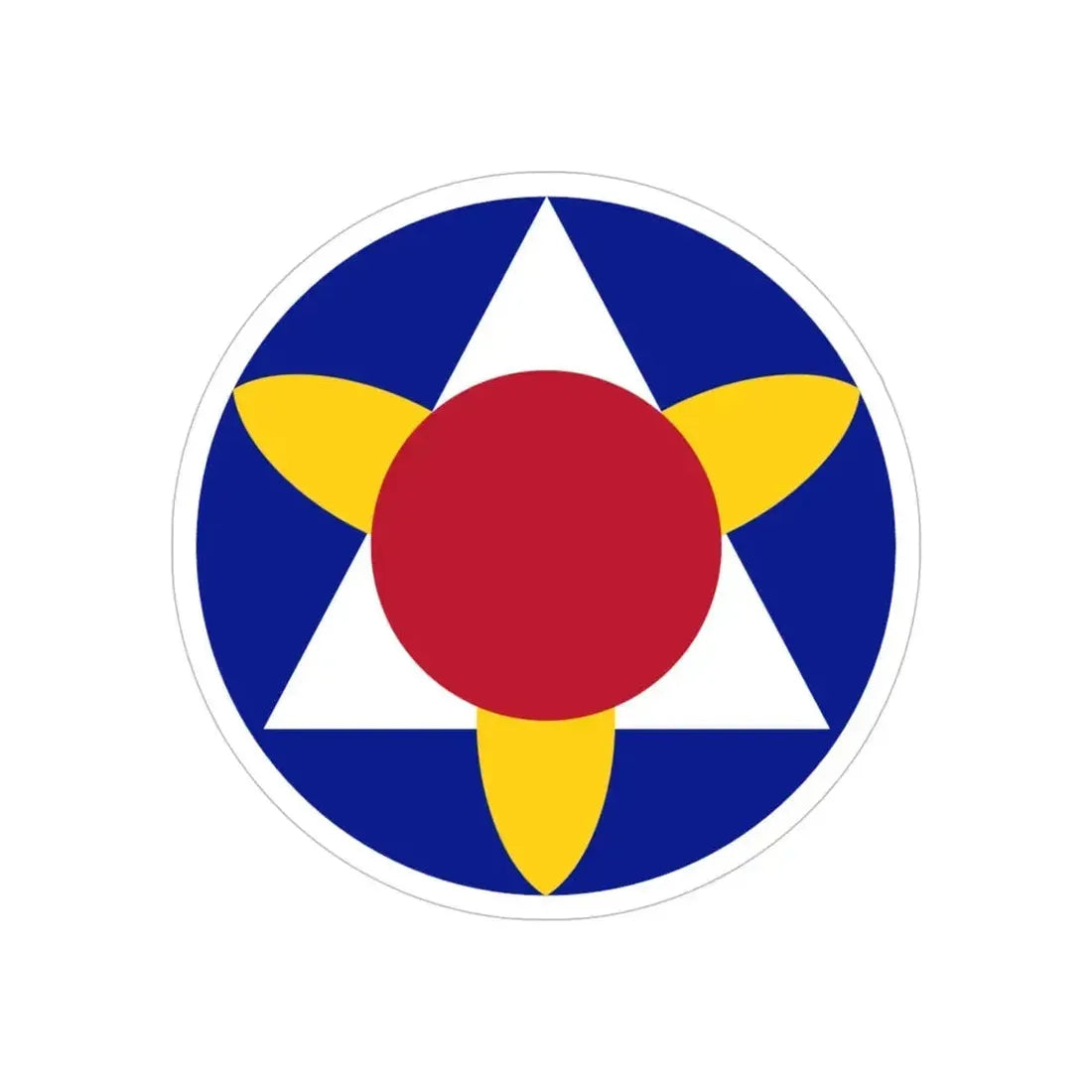 Bermuda Base Command (U.S. Army) REVERSE PRINT Transparent Die-Cut STICKER 6 Inch Die-Cut Transparent - The Sticker Space