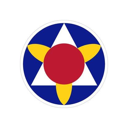 Bermuda Base Command (U.S. Army) REVERSE PRINT Transparent Die-Cut STICKER 6 Inch Die-Cut Transparent - The Sticker Space