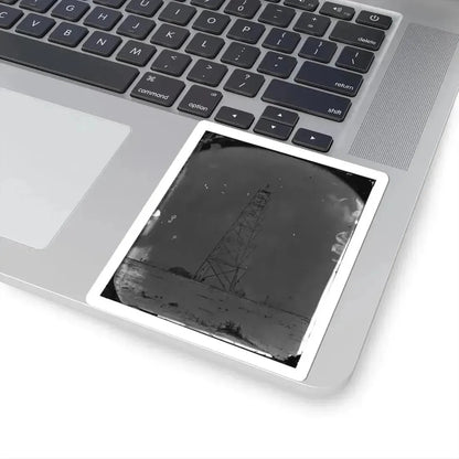 Bermuda Hundred, James River, Virginia. Signal Tower on Left of Bermuda Line (U.S. Civil War) STICKER Vinyl Kiss-Cut Decal - The Sticker Space