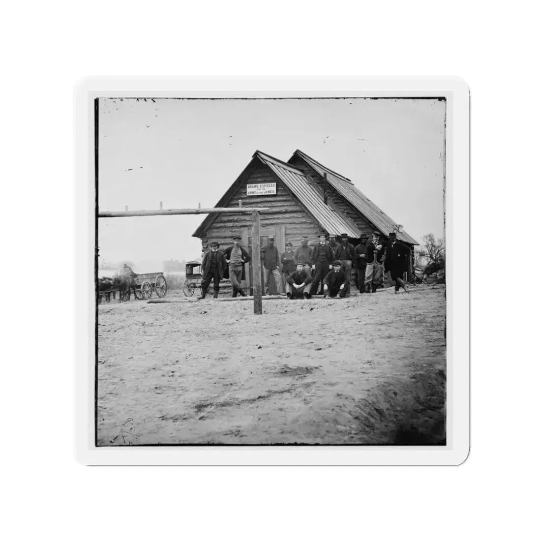 Bermuda Hundred, Va. Adams Express Office, Army Of The James (U.S. Civil War) Refrigerator Magnet - The Sticker Space