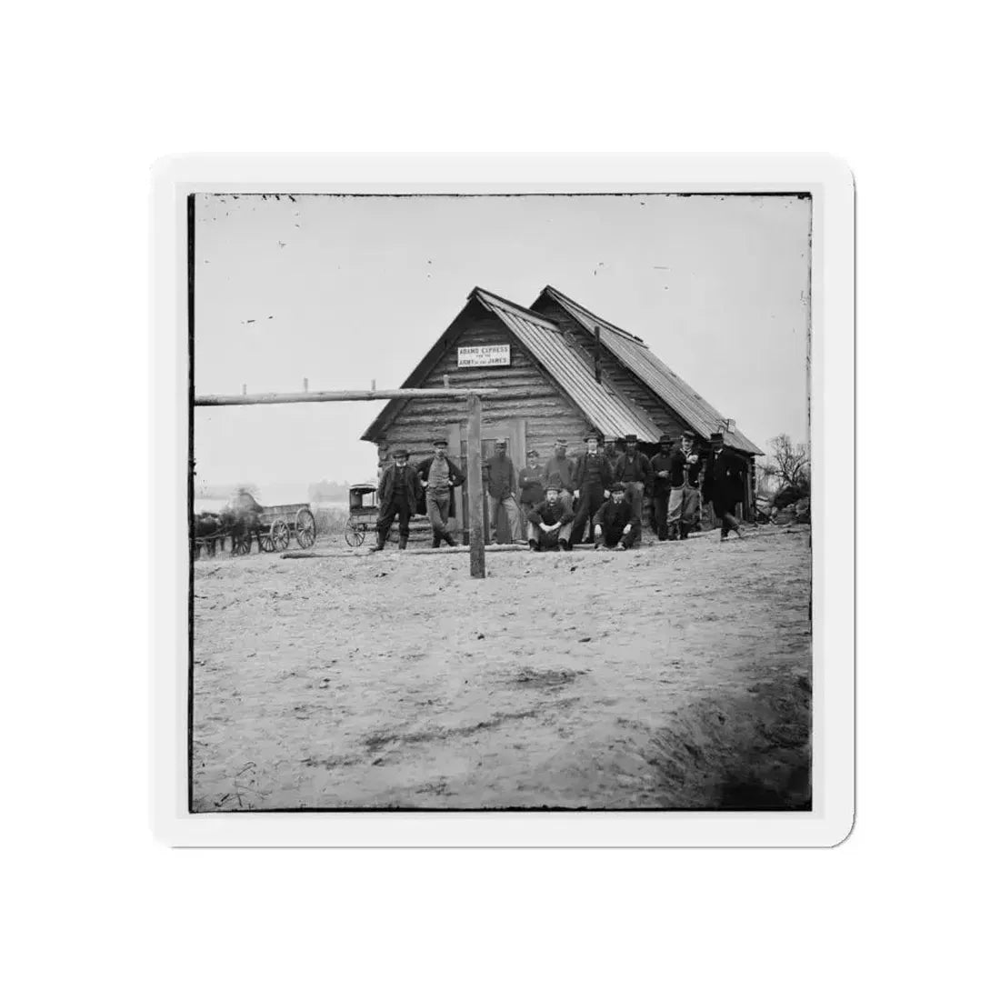 Bermuda Hundred, Va. Adams Express Office, Army Of The James (U.S. Civil War) Refrigerator Magnet - The Sticker Space