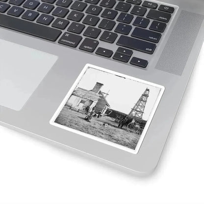 Bermuda Hundred, Va. Photographer at Butler's Signal Tower (U.S. Civil War) STICKER Vinyl Kiss-Cut Decal - The Sticker Space