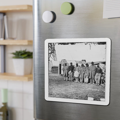 Bermuda Hundred, Va. African-American Teamsters Near The Signal Tower (U.S. Civil War) Refrigerator Magnet-The Sticker Space