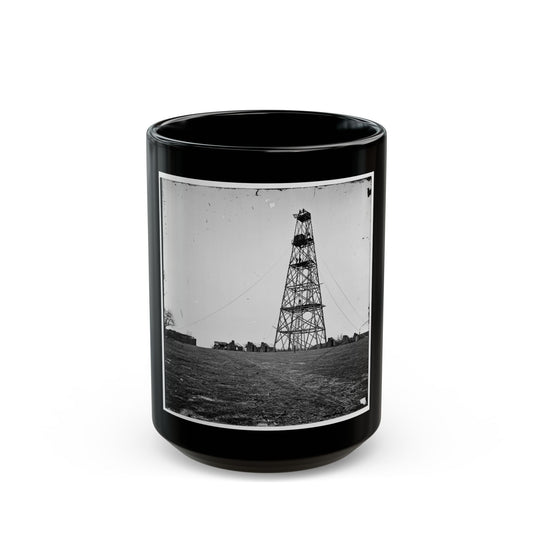 Bermuda Hundred, Va. Butler's Signal Tower; Another View (U.S. Civil War) Black Coffee Mug