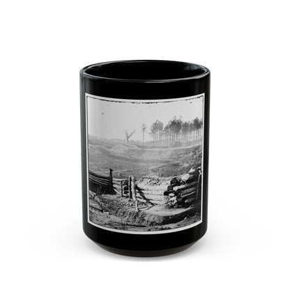 Bermuda Hundred, Va. Federal Earthworks On Left Of The Line, Near Point Of Rocks (U.S. Civil War) Black Coffee Mug