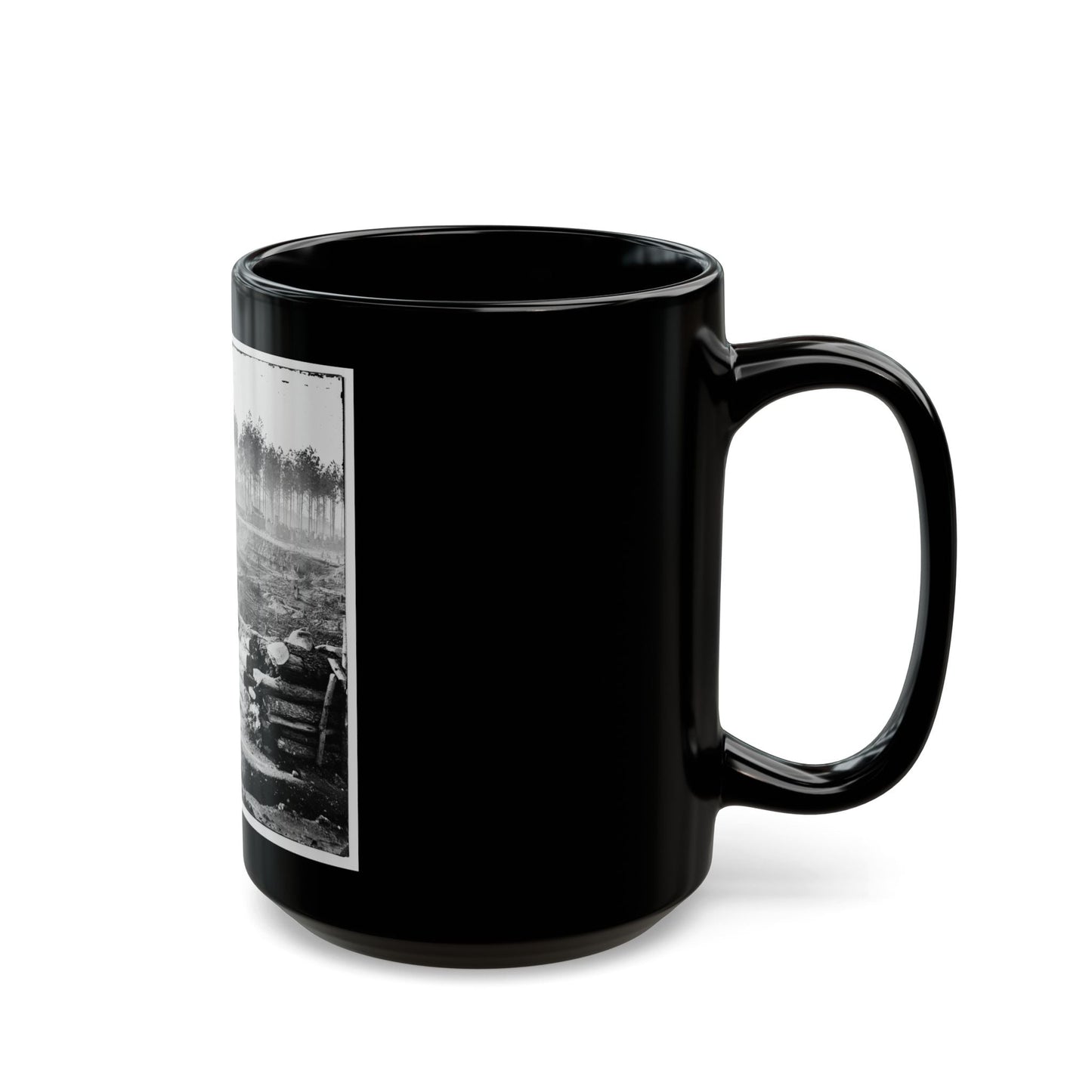 Bermuda Hundred, Va. Federal Earthworks On Left Of The Line, Near Point Of Rocks (U.S. Civil War) Black Coffee Mug