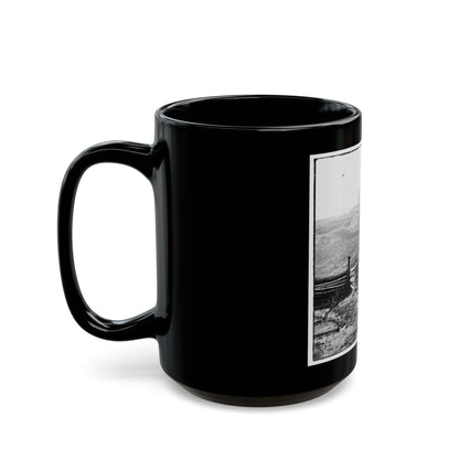 Bermuda Hundred, Va. Federal Earthworks On Left Of The Line, Near Point Of Rocks (U.S. Civil War) Black Coffee Mug