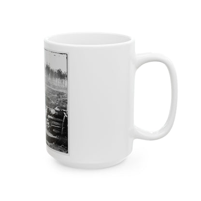 Bermuda Hundred, Va. Federal Earthworks On Left Of The Line, Near Point Of Rocks (U.S. Civil War) White Coffee Mug