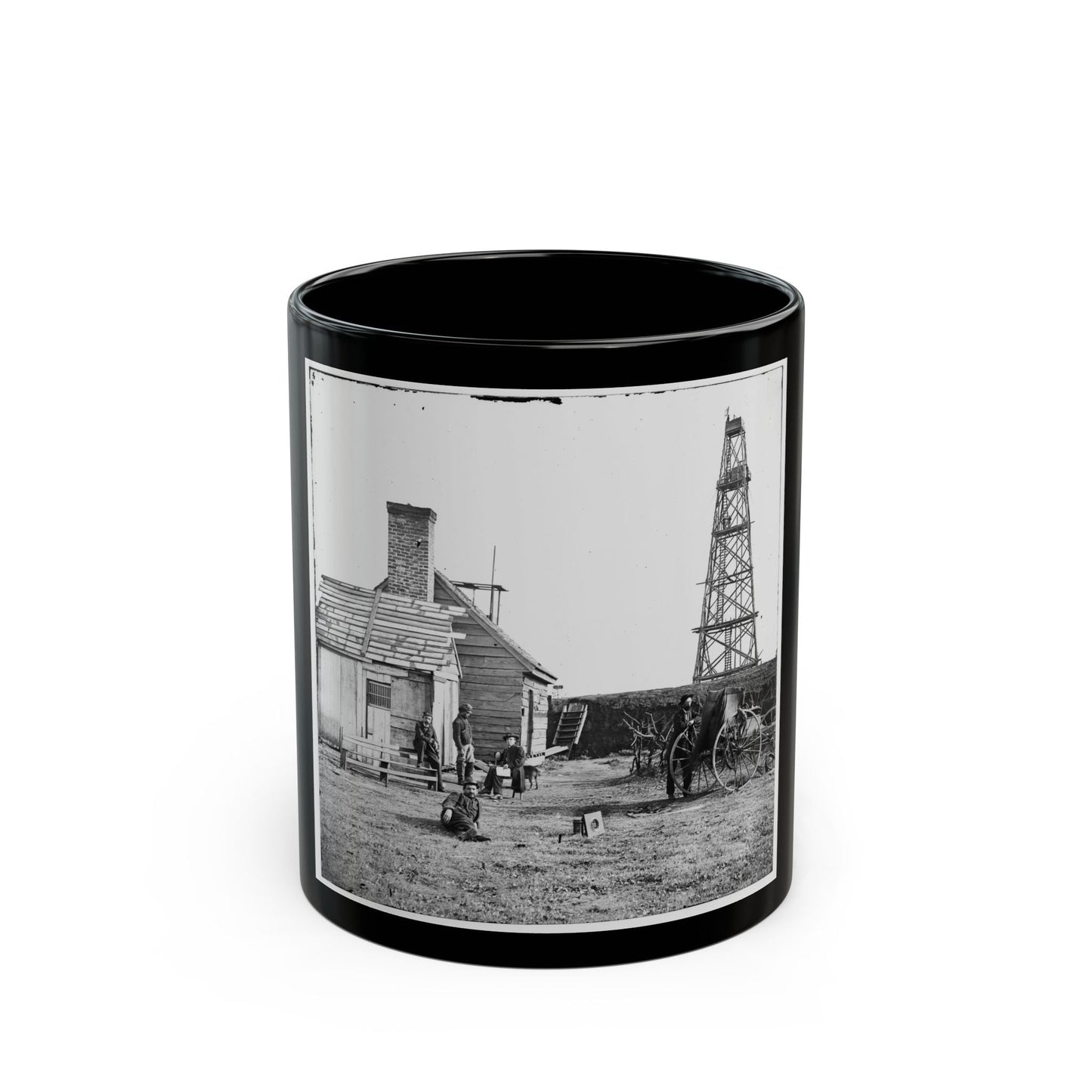 Bermuda Hundred, Va. Photographer At Butler's Signal Tower (U.S. Civil War) Black Coffee Mug