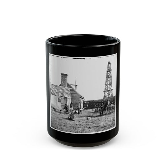 Bermuda Hundred, Va. Photographer At Butler's Signal Tower (U.S. Civil War) Black Coffee Mug