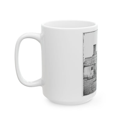 Bermuda Hundred, Va. Photographer At Butler's Signal Tower (U.S. Civil War) White Coffee Mug-The Sticker Space