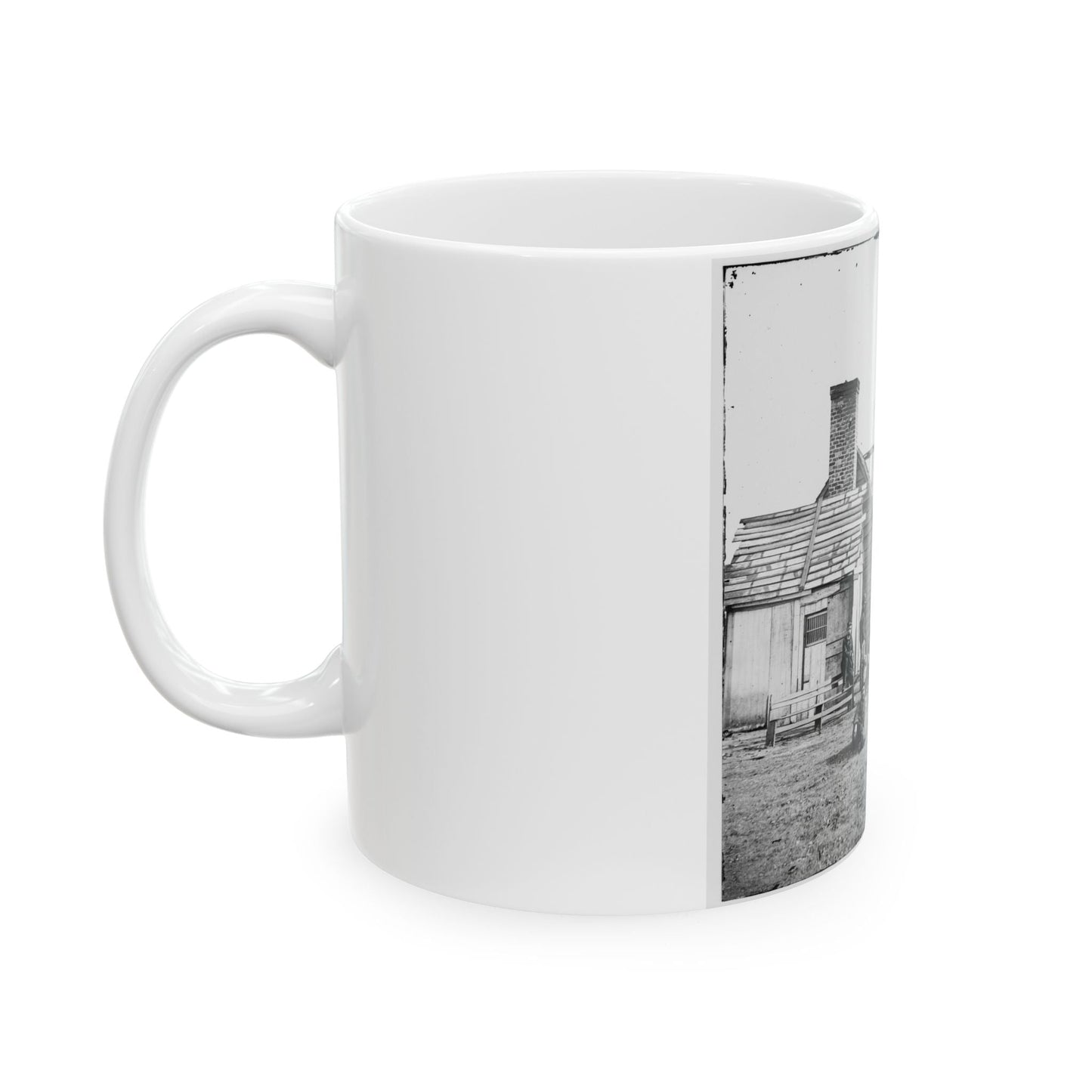 Bermuda Hundred, Va. Photographer At Butler's Signal Tower (U.S. Civil War) White Coffee Mug-The Sticker Space