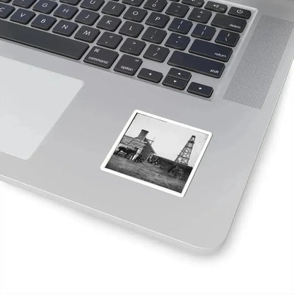 Bermuda Hundred, Virginia. Photographer at Butler's Signal Tower (U.S. Civil War) STICKER Vinyl Kiss-Cut Decal - The Sticker Space