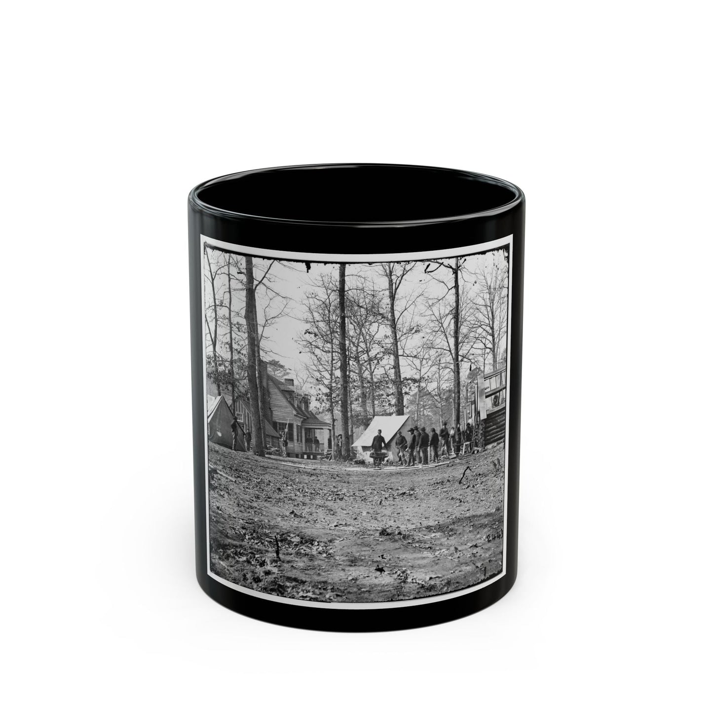 Bermuda Hundred, Virginia. Gen. Benjamin Butler's Headquarters (U.S. Civil War) Black Coffee Mug