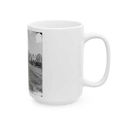 Bermuda Hundred, Virginia. Gen. Butler's Staff Officers Quarters (U.S. Civil War) White Coffee Mug-The Sticker Space