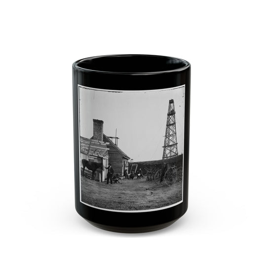 Bermuda Hundred, Virginia. Photographer At Butler's Signal Tower (U.S. Civil War) Black Coffee Mug