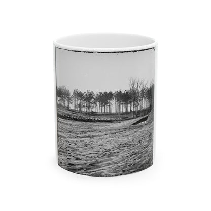 Bermuda Hundred , Virginia. View (U.S. Civil War) White Coffee Mug-11oz-The Sticker Space