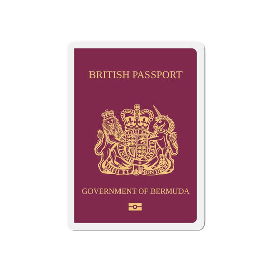 Bermuda Passport - Die-Cut Magnet-6 × 6"-The Sticker Space