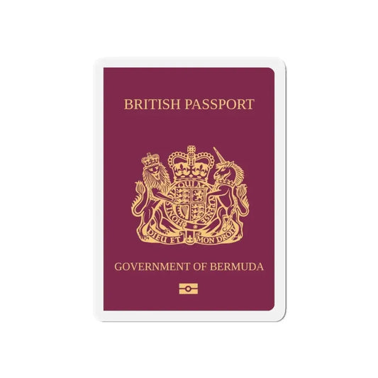 Bermuda Passport - Refrigerator Magnet 6 Inch - The Sticker Space